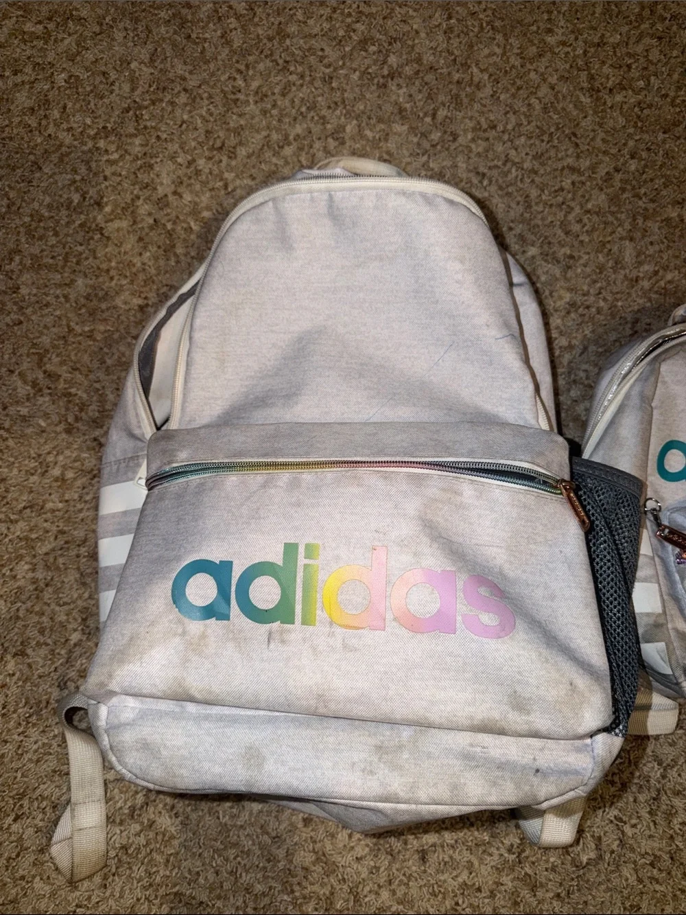 Adidas Youth Classic Backpack & lunchbox